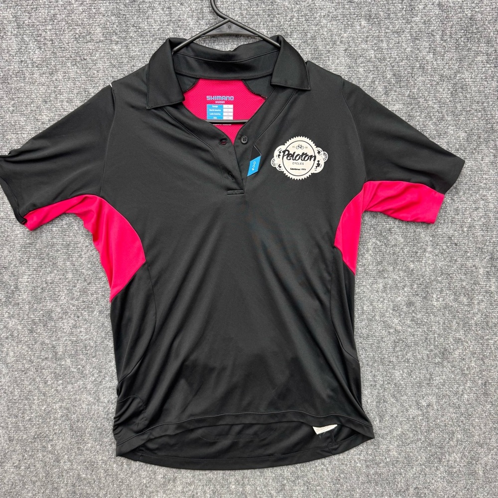 Shimano Peloton Wicktex Cycling Jersey polo shirt  Women's‎ L  Large
